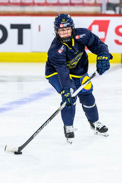 Maja Nylén-Persson of Sweden at a practice session