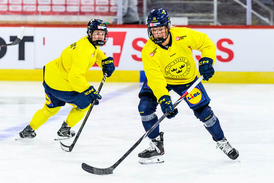 Jenna Raunio of Sweden at a practice session