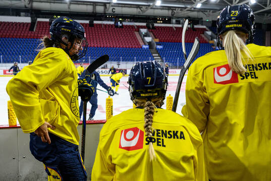 Anna Kjellbin of Sweden at a practice session