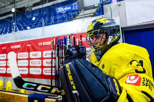 Goaltender Ida Boman of Sweden