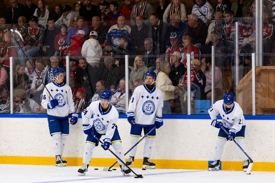 Leksands August Lissel, Arvid Eljas, Fred Nilsson och Arvid