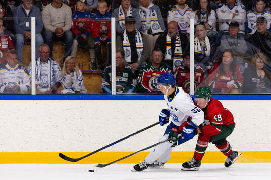 Leksands August Lissel och Frölundas Liam Elofsson
