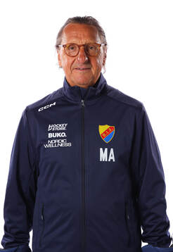 Djurgårdens målvaktsansvarig Michael Andreasson