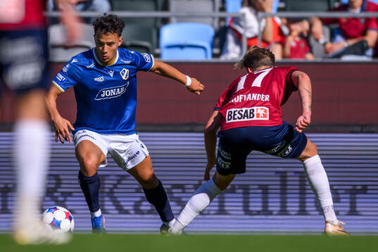 Halmstads Hussein Carneil  och Örgrytes William Hofvander