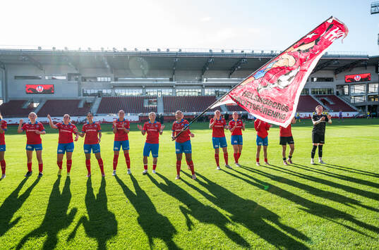 Helsingborgs Ebba Manglind jublar