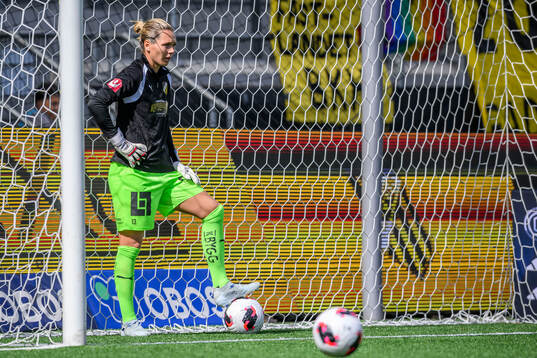 Häckens målvakt Jennifer Falk
