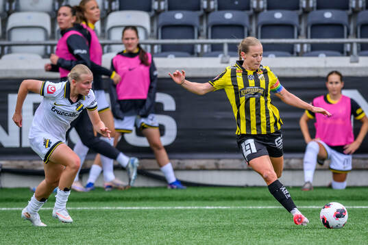 AIKs Nova Selin och Häckens Anna Anvegård