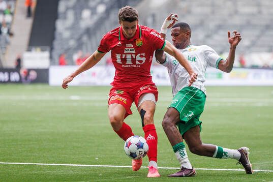 GAIS Oskar Ågren och Hammarbys Paulos Abraham