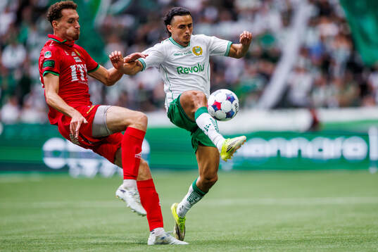 GAIS Anes Cardaklija och Hammarbys Amin Boudri