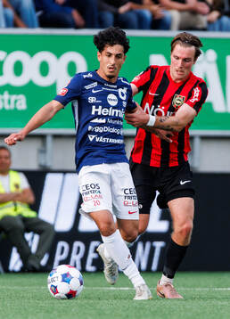 Degerfors Elias Barsoum och Brommapojkarnas Kaare Brøckner