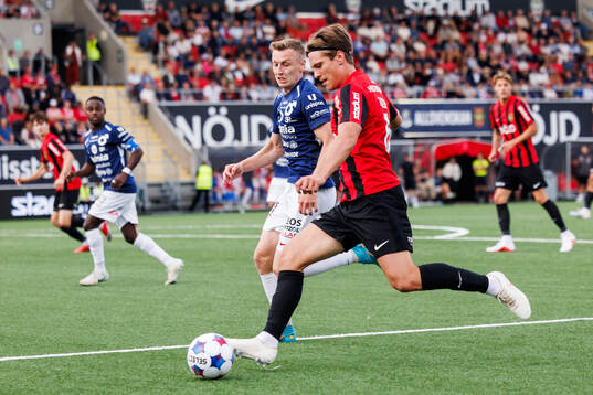 Degerfors Sebastian Ohlsson  och Brommapojkarnas Oliver