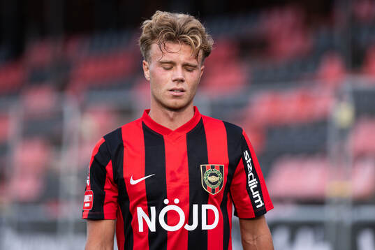 Brommapojkarnas Wilmer Odefalk  deppar