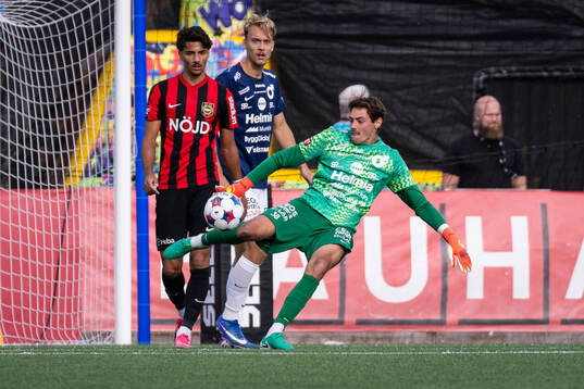 Degerfors målvakt Matvei Igonen