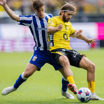 IFK Göteborgs Felix Eriksson och Elfsborgs Arber Zeneli