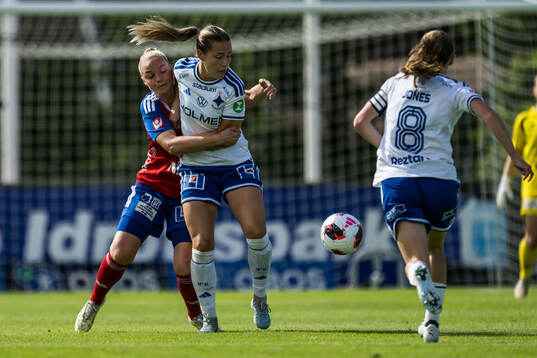 Vittsjös Kajsa Lind och IFK Norrköpings Emma Engström