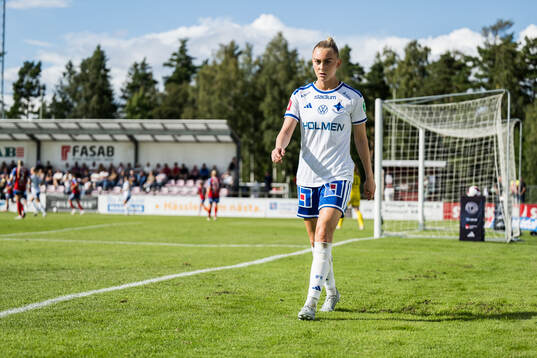 IFK Norrköpings Beatrice Persson deppar