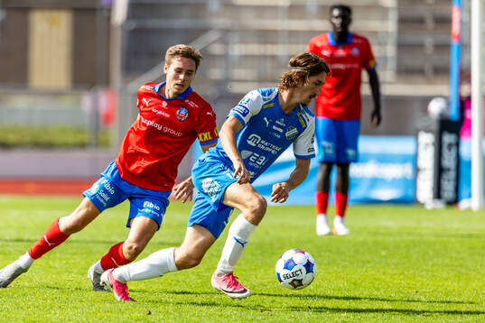 Oddevolds Hugo Engström och Helsingborgs Simon Bengtsson
