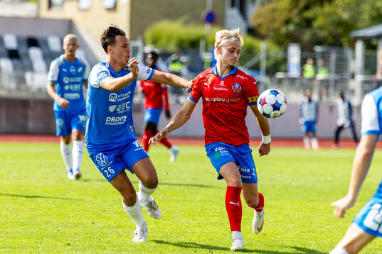 Oddevolds Freddie Lantz och Helsingborgs Leo Hedenberg