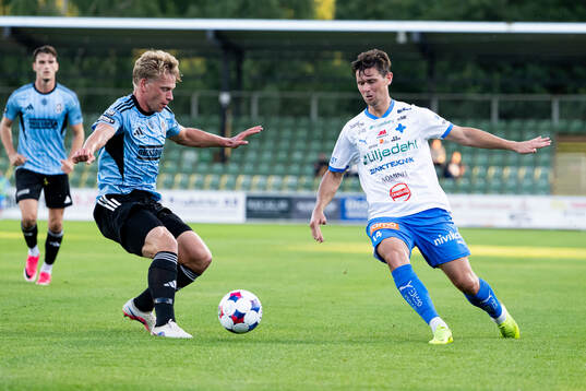 Landskronas Constantino Capotondi och IFK Värnamos Marcus