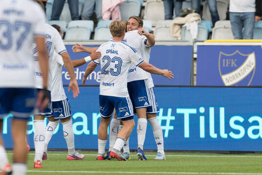 IFK Norrköpings Christoffer Nyman jublar