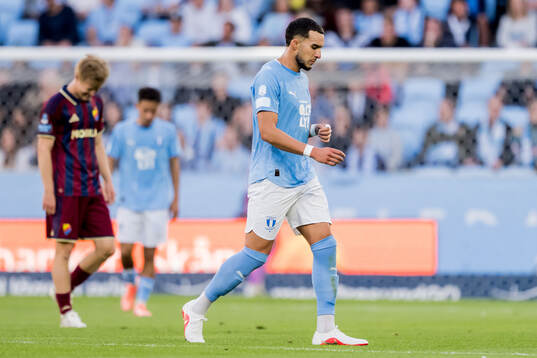 Malmö FFs Andrej Djuric deppar
