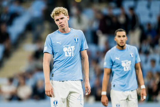 Malmö FFs Malte Frejd Pålsson deppar