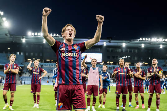 Djurgårdens Alexander Andersson jublar