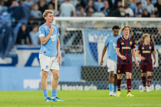 Malmö FFs Malte Frejd Pålsson deppar
