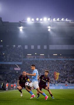 Malmö FFs Jovan Milosavljevic mot Djurgårdens Adam Ståhl