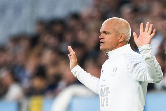 Malmö FFs huvudtränare Gaute Helstrup