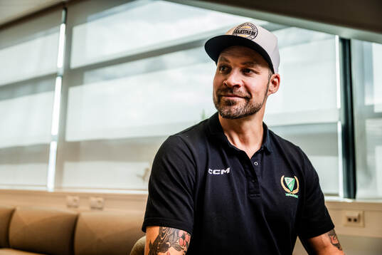 Färjestad BKs tränare Johan Fransson