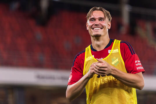 Östers Matias Tamminen jublar