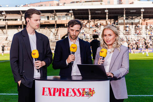 Expressens Jonathan Andersson, Noah Bachner och Amanda
