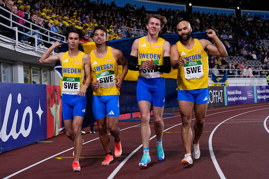 Filip Olsson, Zion Eriksson, Linus Pihl and Jean-Christian