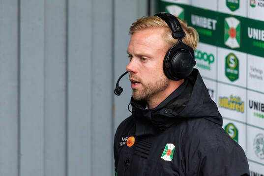 Varbergs tränare Victor Salwén