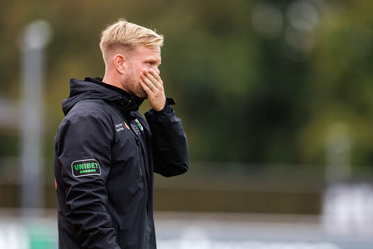 Varbergs tränare Victor Salwén