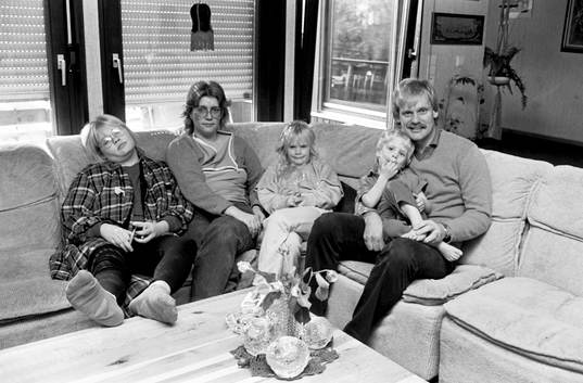 Ronnie Hellström med familj