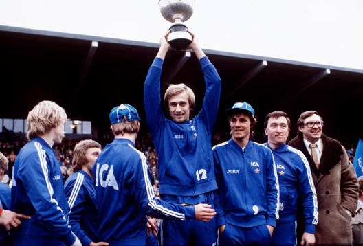 Bläddra bland fler bilder av Fotboll, Allsvenskan, Halmstad - AIK 1979