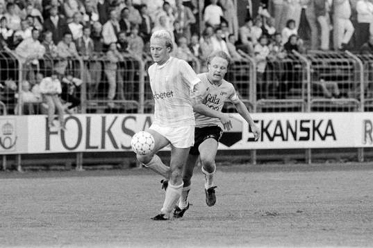Mats Magnusson, Malmö med elfsborgs Christer Kvist i ryggen