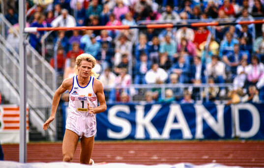 Patrik Sjöberg of Sweden, high jump