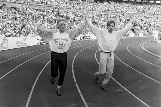 Dag Wennlund och Peter Borglund, Sverige tog en dubbelseger