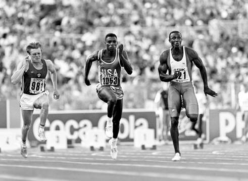Fr. v Vladimir Muravyev, Sovjet, Carl Lewis, USA och