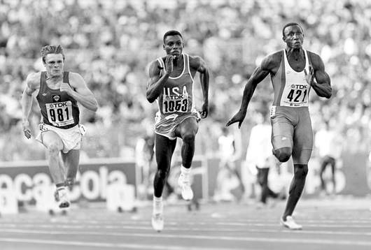 Fr. v Vladimir Muravyev, Sovjet, Carl Lewis, USA och