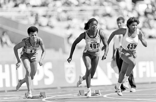 Merlene Ottey, Jamaica i mitten