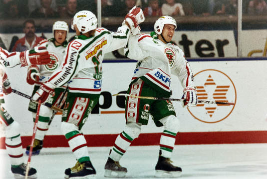 Stefan Axelsson och Terho Koskela, Frölunda jublar