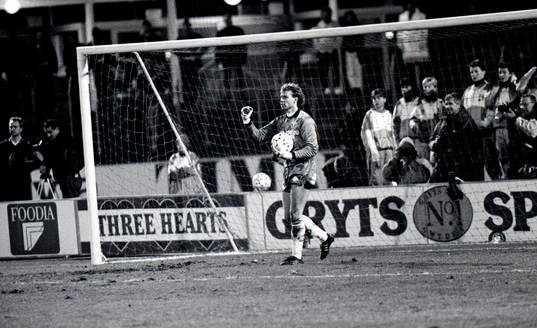 Lars Eriksson, målvakt, Norrköping blev stor matchhjälte