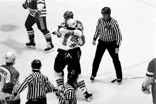 Craig Berube, Philadelphia Flyers i slagsmål med hartfords
