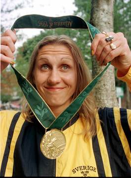 OS, Friidrott, LUDMILA ENGQUIST, guldmedaljör på 100 m