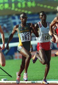 Hezekiel Sepeng, Sydafrika (962) och Mohamed Yagoub, Sudan