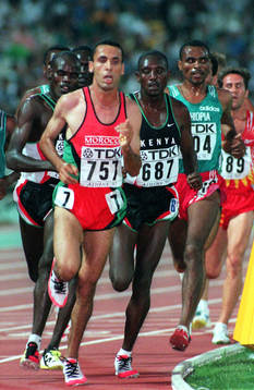 Salah Hissou, Tunisien (757) och Dominic Kirui, Kenya (687)